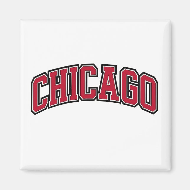 Chicago Bold City Typography Design for Urban Magnet (Front)