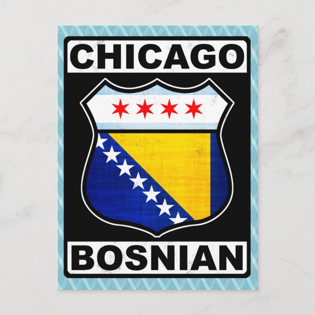 Chicago Bosnian American Postcard (Front)