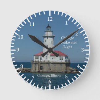 Chicago Breakwater Light clock