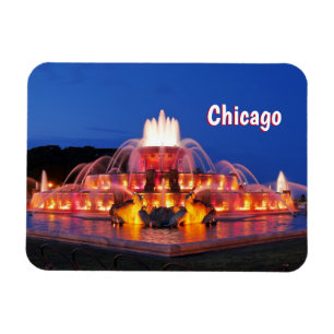 Chicago Buckingham Fountain Magnet