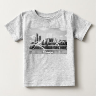 Chicago Buckingham Grayscale Baby T-shirt