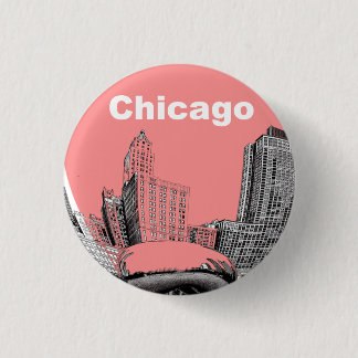Chicago Buttons Vintage Pin