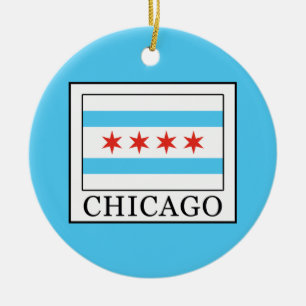Chicago Ceramic Ornament