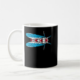 Chicago Cicada Insect Great Eastern Brood X Cicada Coffee Mug