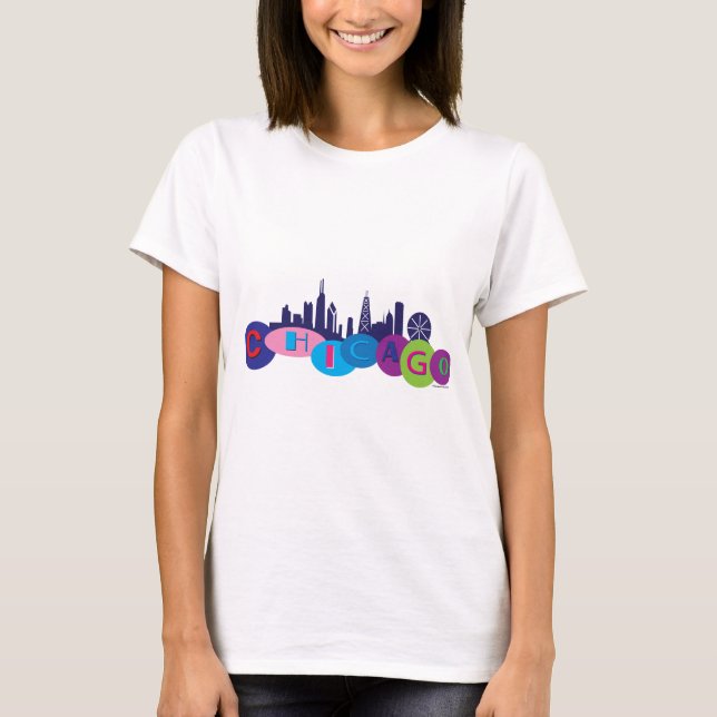 Chicago-Circles-1 T-Shirt (Front)