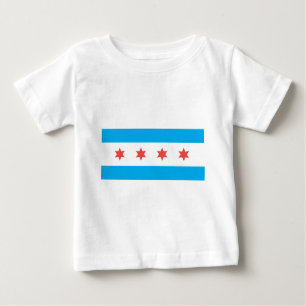 Chicago city flag baby T-Shirt