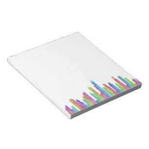 Chicago city skyline notepad