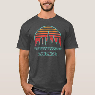 Chicago City yline 80S Style friends T-Shirt