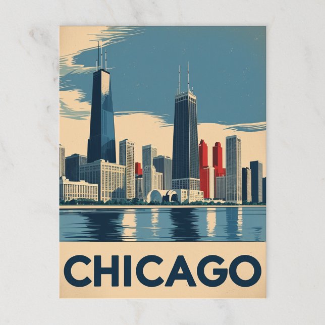 Chicago Cityscape Postcard (Creator Uploaded)