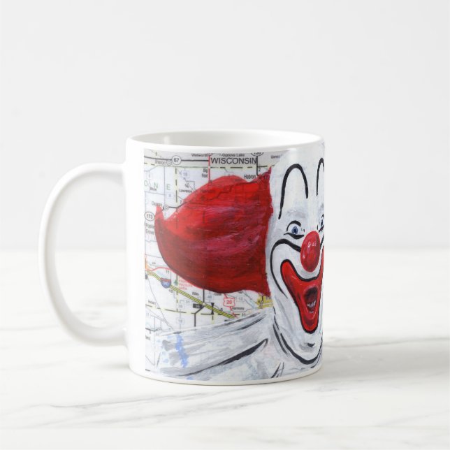 Chicago Clown Coffee Mug (Left)