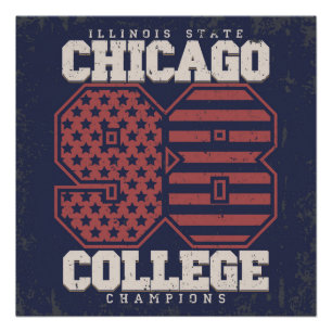 chicago college champion poster