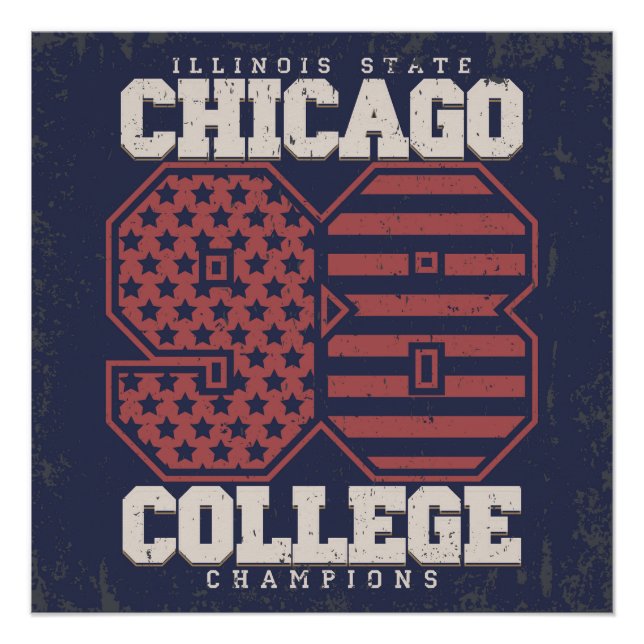 chicago college champion  poster (Front)