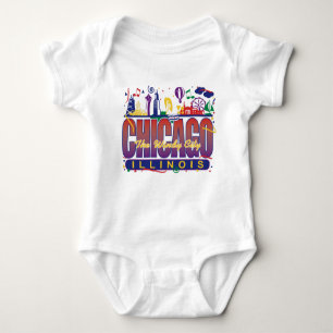 Chicago Confetti Baby Bodysuit