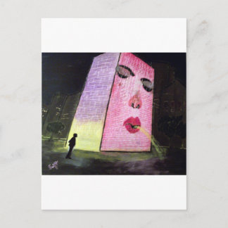 Chicago Crown Fountain at Millennium Park Postcard