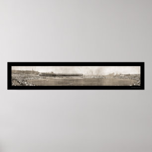 Chicago Cubs Baseball Photo 1908 Poster
