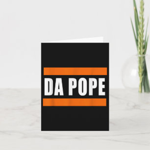 Chicago Da Pope Funny Humour Card