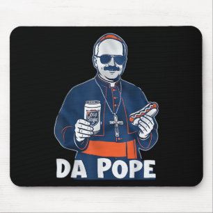 Chicago Da Pope Funny Humour Catholic Mouse Pad