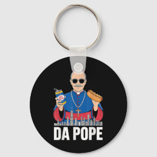 Chicago Da Pope Funny Humour Key Ring