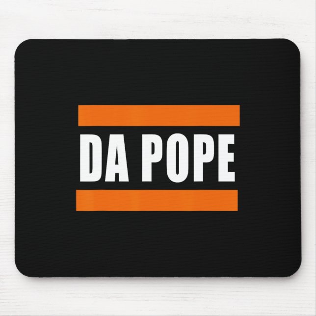 Chicago Da Pope Funny Humour  Mouse Pad (Front)