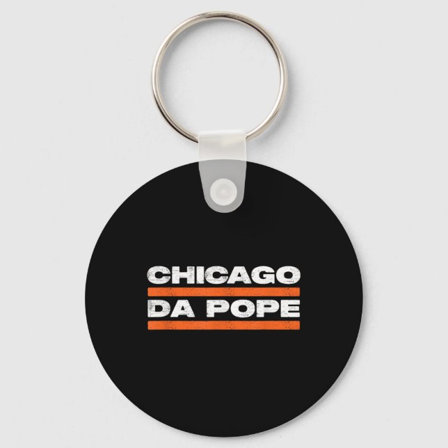 Chicago Da Pope  Key Ring (Front)