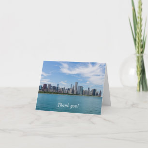 Chicago Day Cityscape Thank You Card