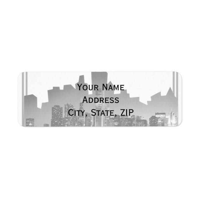 Chicago Destination Return Address Label (Front)