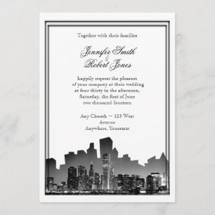 Chicago Destination Wedding Invitation