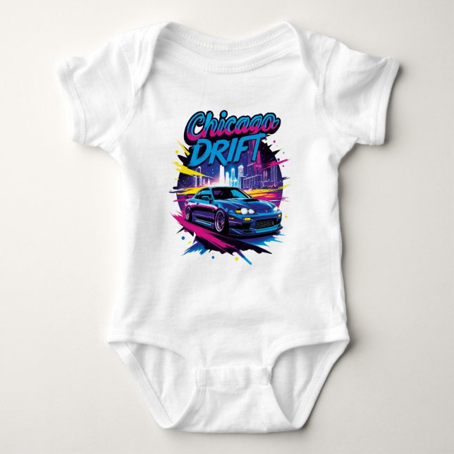 Chicago Drift Baby Bodysuit (Front)