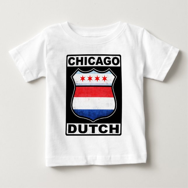 Chicago Dutch American Shield Baby T-Shirt (Front)