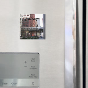 Chicago Elevated Loop Train Magnet