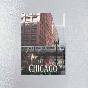 Chicago Elevated Loop Train Magnet