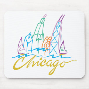 CHICAGO-EMB MOUSE PAD