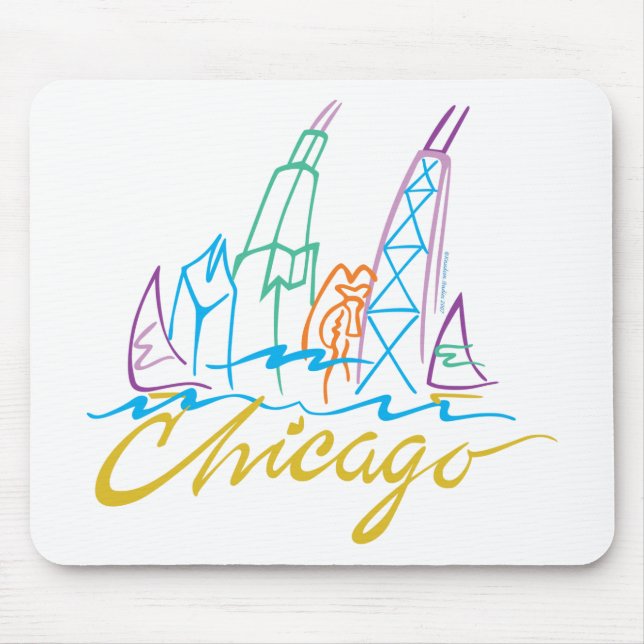 CHICAGO-EMB MOUSE PAD (Front)