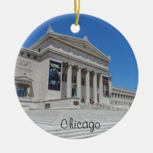 Chicago Field Museum Ceramic Ornament