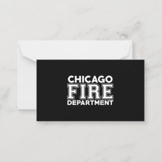 Chicago Fire Rescue Department Firefighter Card