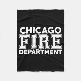 Chicago Fire Rescue Department Firefighter Fleece Blanket