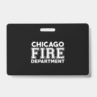 Chicago Fire Rescue Department Firefighter ID Badge