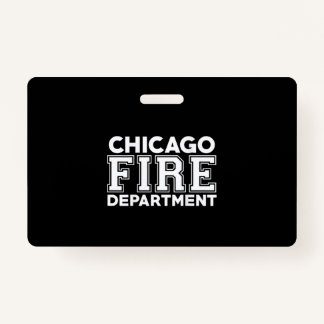 Chicago Fire Rescue Department Firefighter ID Badge
