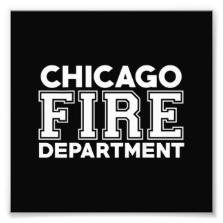 Chicago Fire Rescue Department Firefighter Photo Print