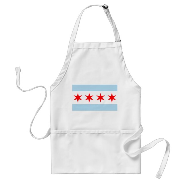Chicago Flag Apron (Front)
