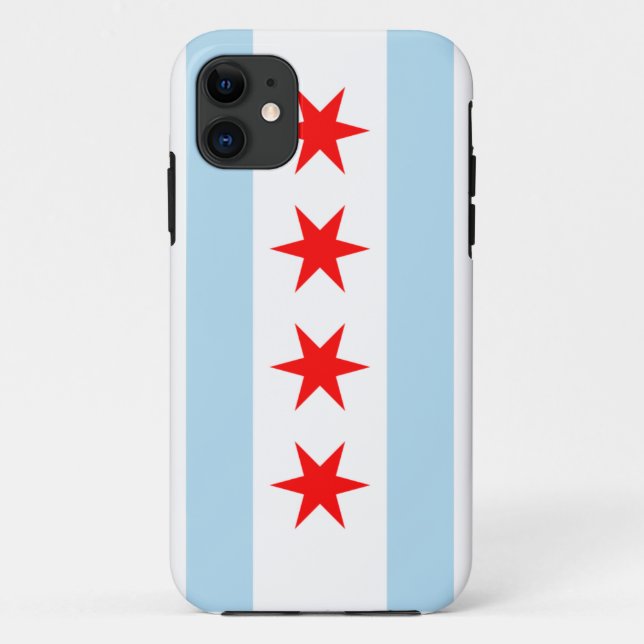Chicago Flag Case-Mate iPhone Case (Back)