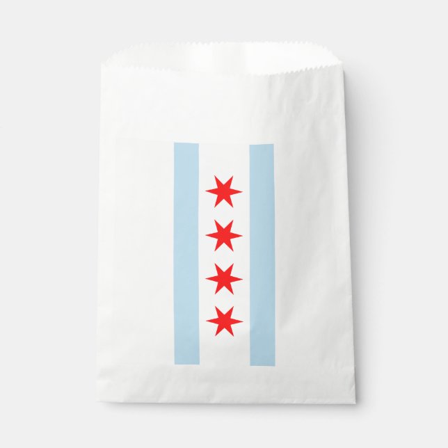 Chicago Flag Favour Bag (Front)