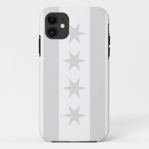 Chicago Flag Grey - iPhone 5 11 Case