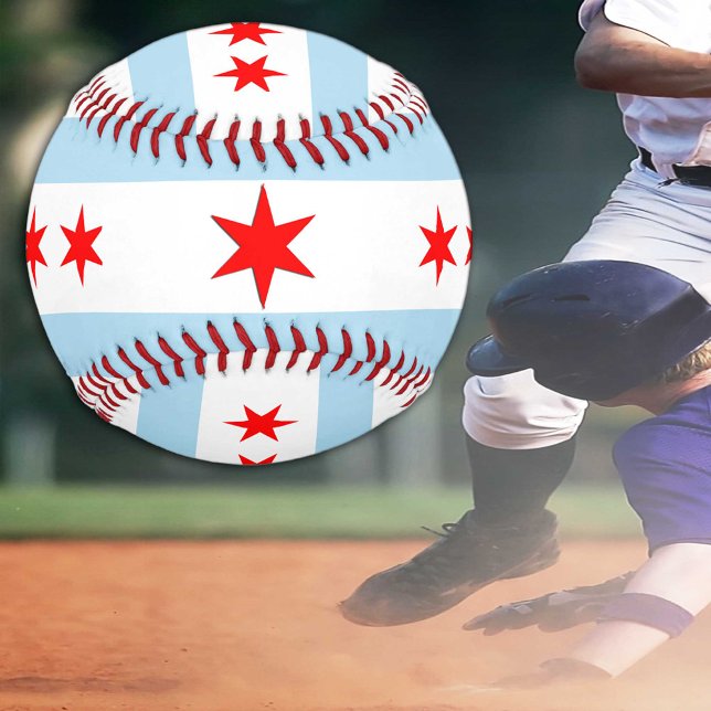 Chicago Flag, Illinois sports / Baseball Balls (Creator Uploaded)