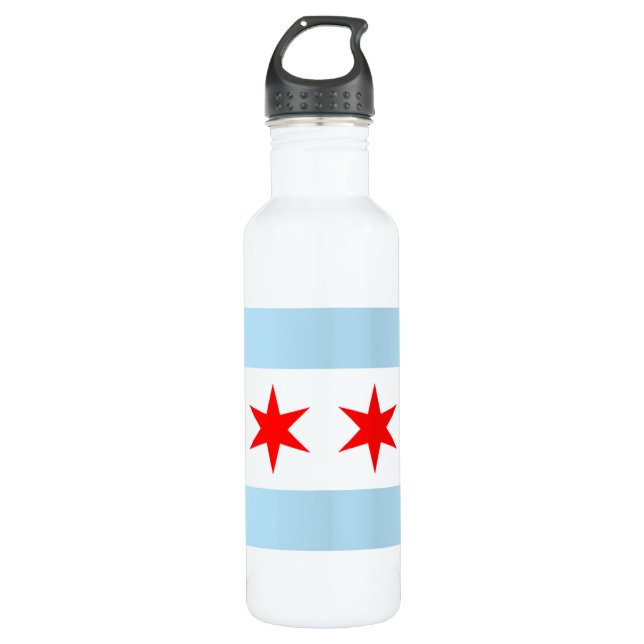 Chicago Flag Liberty Bottle (Front)