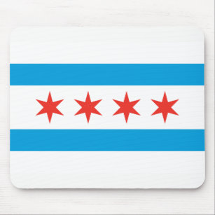 Chicago Flag Mousepad
