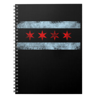 Chicago Flag Skyline Apparel Notebook