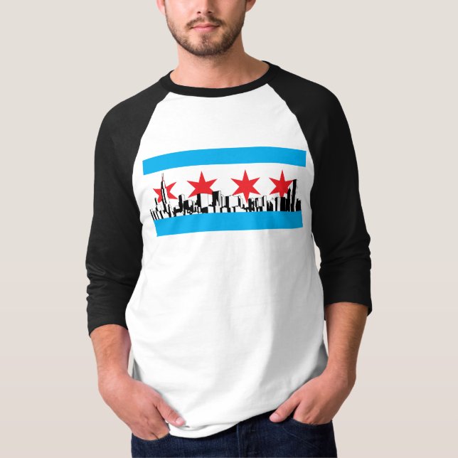 Chicago Flag T-Shirt (Front)