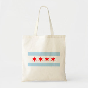 Chicago Flag Tote Bag