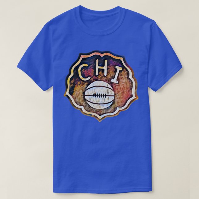 Chicago Florals Basketball T-Shirt (Design Front)